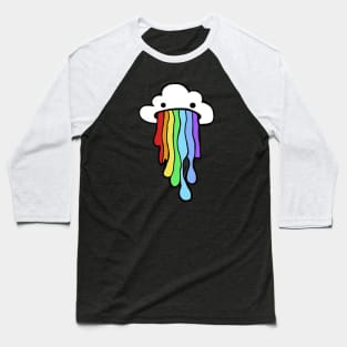 Rainbow Vomit Baseball T-Shirt